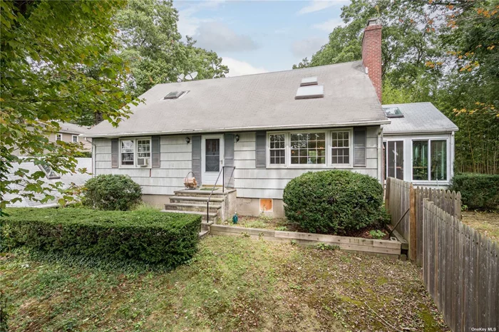 Possibilities Are Endless In This 4 Bedroom, 2 Bath Cape Set On Very Private .25 Acre In Quiet Community Just Minutes From Huntington Village, Cold Spring Harbor Train Station And Kerber&rsquo;s Farm. This Home Offers An Entry Foyer Leading To Both The First Level And A Separate Entrance For The Second Level. First Floor Includes A Spacious Living Room With Fireplace, Formal Dining Room, Lovely 3-Season Room, Eat-In-Kitchen With Gas Range, 2 Bedrooms And A Full Bath. 2 Additional Bedrooms, Small Office Space And Full Bath On The 2nd Floor. 2-Zone Heat, Separate Electric Meters, Skylights, Large Basement, New Hot Water Heater. Taxes With Star Exemption $10, 316.59. South Huntington SD.