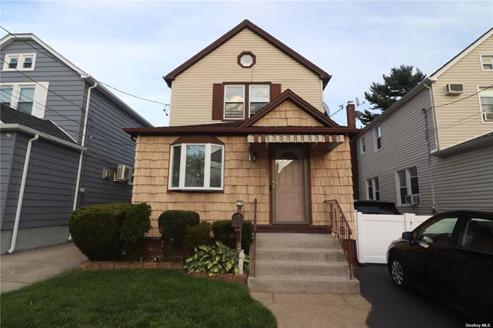 Beautiful Newly Renovated One Family House For Rent In Valley Stream. Hardwood Floors Throughout the House. First Floor Open Concept With Living Room, Dining Area, Half Bathroom and Kitchen With Door Having Access to a New Large Deck And Yard. The Second Floor Has Three Large Bedrooms and a Full Bathroom. The Basement Includes The Laundry Room, Storage and Boiler Areas. Private Driveway. L/R and Master Bedroom have AC/Heat Split Energy Efficient Units. Ceiling Fan in Rooms.