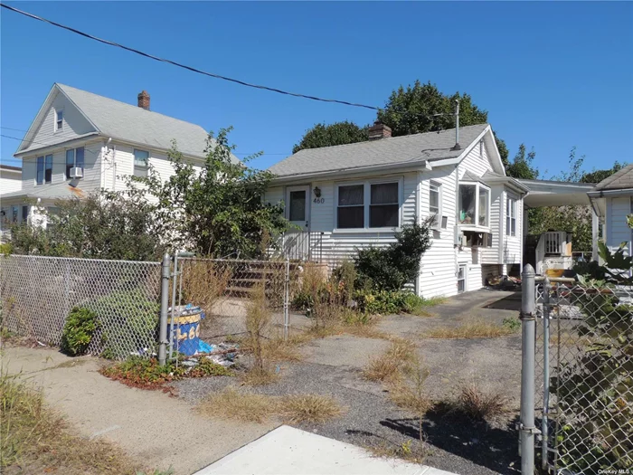 Bungalow located in Williston Park needs TLC total renovation low taxes gas line in the house.