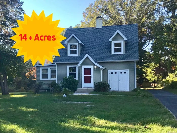 14+ Acres with your own field of dreams. 300+ yards of blueberry patch. Walking/Riding trails with your own fall foliage right in your own back yard! Out buildings on property need TLC. Includes an additional .22 adjoining lot. Separate tax bill. S0200-410-00-01-00-020-000.