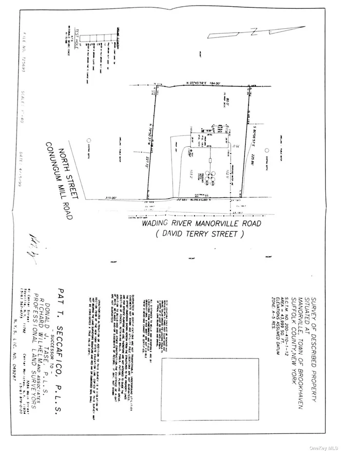 Buildable lot! One Acre of property! Great spot to build your new home! Quick drive to the Hamptons!