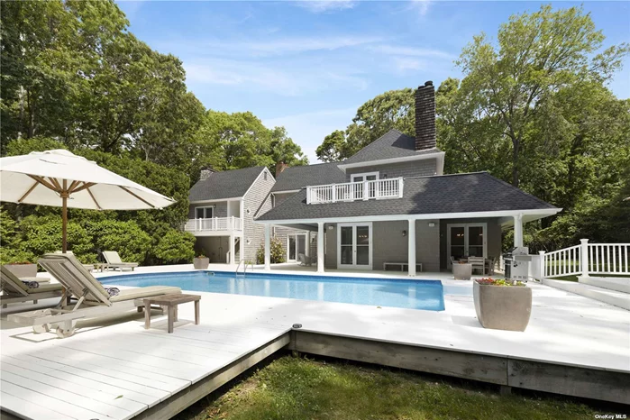 Escape to the breathtaking beauty of the Hamptons and indulge in the ultimate vacation experience! This stunning property offers the epitome of luxury living, whether you&rsquo;re seeking a month-to-month rental, a summer escape, or year-round bliss. Step into a world of elegance and comfort as you enter this spacious, bright, and immaculately maintained home. The open floor plan and soaring vaulted ceilings create an atmosphere of grandeur and serenity, while the generously sized rooms provide ample space for relaxation and entertainment. Summer Rental, month to month, , or year round! Find yourself enjoying the beautiful vacation life that the Hamptons has to offer! Super spacious, bright, clean, open floor plan and vaulted ceilings with generous sized rooms. All 4 Bedrooms have ensuite baths. Exercise room complete with equipment, sauna makes this retreat the perfect quintessential vacation home. Private Heated Pool (Seperate Charge). with spacious deck for outdoor dining and entertaining or just chaise lounging. Located between Southhampton, Bridgehampton, and Sag Harbor Village which is the closest. All Beaches are also nearby!
