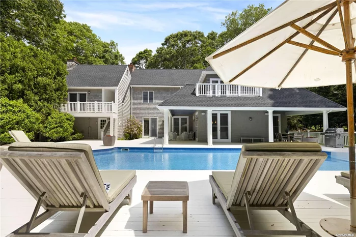 Escape to the breathtaking beauty of the Hamptons and indulge in the ultimate vacation experience! This stunning property offers the epitome of luxury living, whether you&rsquo;re seeking a month-to-month rental, a summer escape, or year-round bliss. Step into a world of elegance and comfort as you enter this spacious, bright, and immaculately maintained home. The open floor plan and soaring vaulted ceilings create an atmosphere of grandeur and serenity, while the generously sized rooms provide ample space for relaxation and entertainment. Summer Rental, month to month, , or year round! Find yourself enjoying the beautiful vacation life that the Hamptons has to offer! Super spacious, bright, clean, open floor plan and vaulted ceilings with generous sized rooms. All 4 Bedrooms have ensuite baths. Exercise room complete with equipment, sauna makes this retreat the perfect quintessential vacation home. Private Heated Pool (Seperate Charge). with spacious deck for outdoor dining and entertaining or just chaise lounging. Located between Southhampton, Bridgehampton, and Sag Harbor Village which is the closest. All Beaches are also nearby!