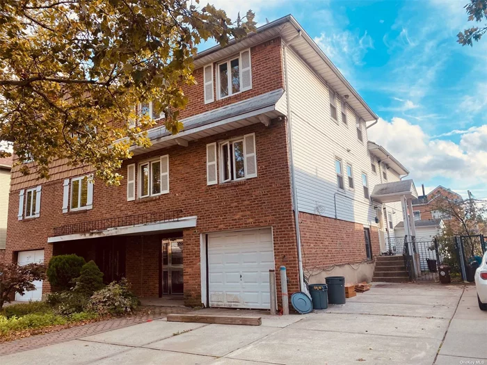 Beautiful recently-renovated large-model 2-family Split level in the heart of Oakland Gardens, Bayside. Large living room and dining room. Extra bedroom in the hallway on 1st Floor. 2 driveways and 1 car garage. 2 rooms office in basement. Excellent school district. Walk to PS 203, Cardozo HS and Queens Community College. Close to shops and buses on Springfield Blvd. Local bus #27 to Flushing and Express bus #5, #8, #35 to Manhattan.  Convenient to all.