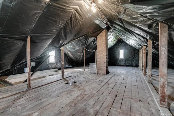 Huge full walk up attic