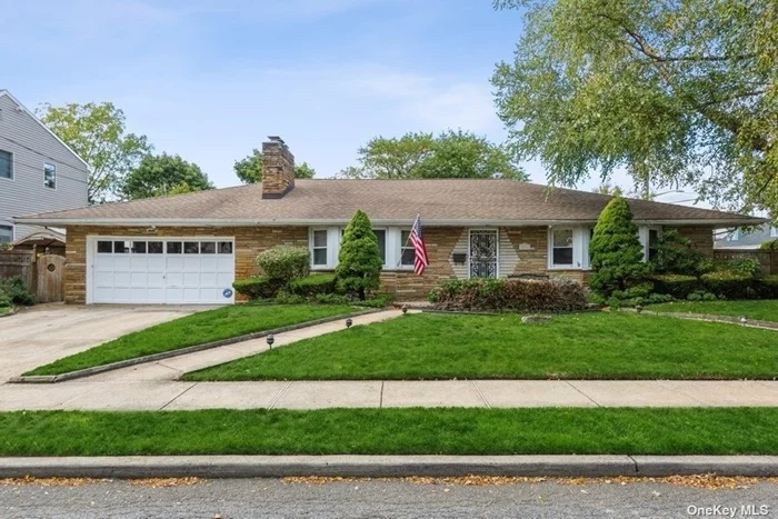 Custom Ranch in Oceanside School District. Almost 2200 square feet of living space plus an incredible finished bsmt w/Sports Bar, workshops and library. Absolutely huge living room, a very large primary bedroom w/ensuite plus den and perfectly located dining room. Center Island kitchen includes a desk/homework area. Just a beautiful layout! The yard has a fishpond. Too many goodies to list