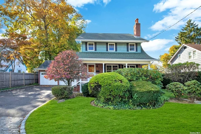 This Lovely 4 Bedroom, 3.5 Bath Colonial Located On A Private Cul-de-Sac Is Conveniently Located To All...The Home Was Expanded & Updated In 2006 And Features A Spacious Living Room with Wood Burning Fireplace That Flows Into The Kitchen With A Radiant Heated Floor. A Sunny First Floor Bedroom With Full Bath & Radiant Heat Is A Plus. The Second Level Boasts 3 Sizable Bedrooms With A Large Full Bath Including Tub, Shower, Laundry Area & Radiant Heated Floor. Full, Large, 2 Room Basement Includes A Full Bath & Wide Open Space. Enjoy The Country Estate Feel Of The Back Yard, Covered Front & Back Porches w/ Back Patio For Entertaining, and 2 Car Garage. CAC & Gas Heat With 200 Amp Service. Close to Schools, Downtown, Hospital, Beaches, Train & Golf.