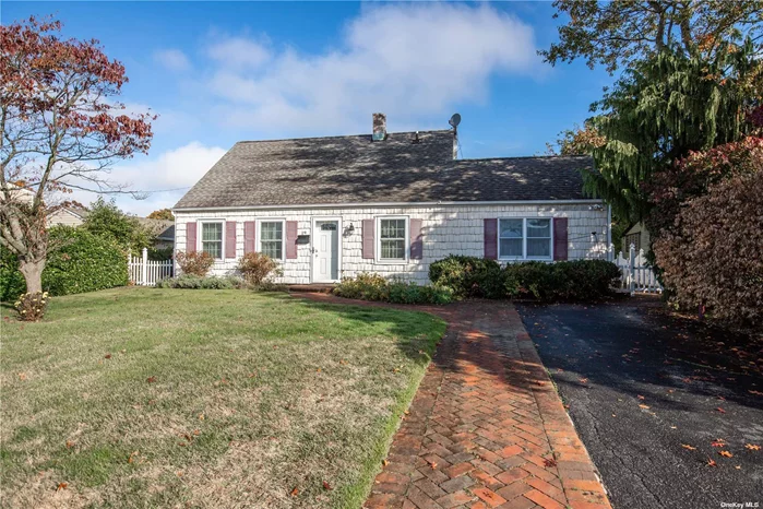 Welcome to this original Levit built home. This wonderful four bedroom cape has so much to offer. Generous sized rooms, central air conditioning, 1st floor radiant heat, 200 amp electric. Low Taxes!  Close to restaurants, shops, schools and park.