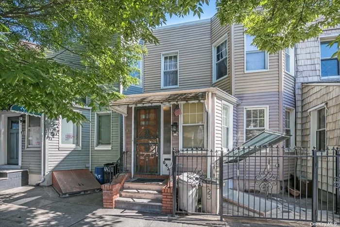 This beautiful two-family house in Middle Village has a finished basement and a separate two-car garage. The installation of energy-efficient split-system heat pumps and air conditioners by Mitsubishi was completed in 2017. The first floor features an open floor plan with a stylish kitchen, L/R, or dining area, two bdrm, and a deck. Among the features of the kit. are a brand-new dishwasher, granite countertops, and tile flooring. 2 bds and a multi-purpose room/office are located on the second floor. The apartments are extremely spacious and bright and have high ceilings. In addition to a finished basement with closet space and a garage, there is also access to the backyard. Newer washer & dryer (Samsung). Property will be delivered vacant. The newly installed main water pipe between the street and the property was completed 8/2021. The location is excellent and close to several public transportation options, shops, restaurants, entertainment.