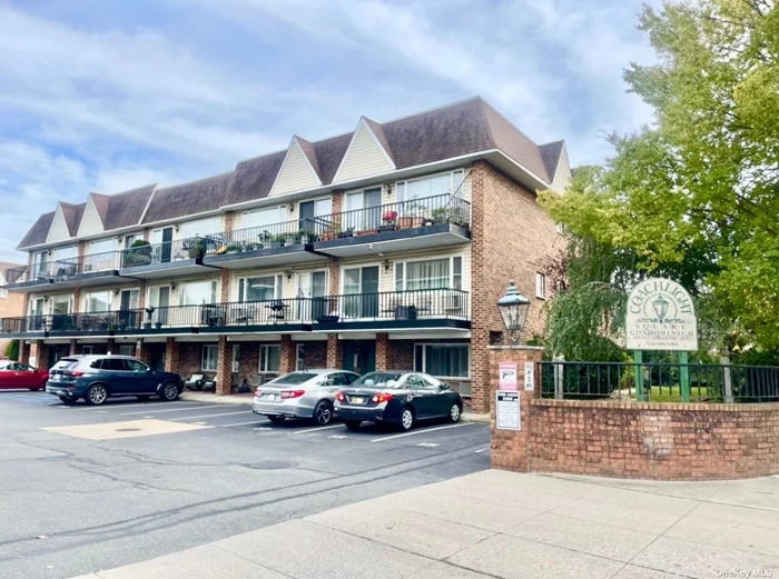 Beautiful Condominium Located In The Heart Of Lynbrook. Features Living Room, Dining Room with Sliding Glass Door To Balcony, Updated Kitchen, 2 Bedrooms & 1 Bathroom. Private Storage Room & Laundry Room In Basement. Assigned Parking Spot With Additional Guest Parking On Site. Dogs/Cats permitted. Low Maintenance Charge. Close to LIRR, Shopping & Restaurants.