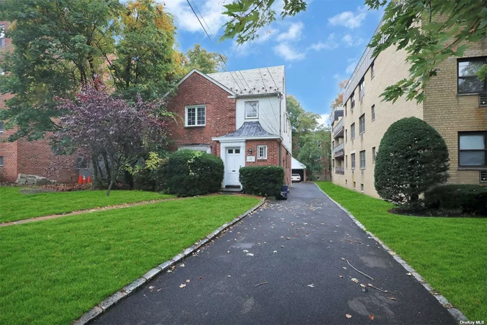 BRAND BRAND NEW! From facade exterior to interior top of the line appliances with Manhattan chic flair. The wood burning fire place and backyard deck making this Luxurious apt feels like a house In suburbia, 2 bedrooms, 1 bath on the main floor plus 2 offices a den and much more on the lower lever. Must see! Won&rsquo;t last ! In south school district near LIRR, stores and house of worship. This is a first floor apartment in a two family home.