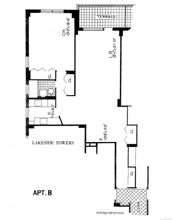 One bed, one bath in Lakeside Towers. Apartment is beautifully renovated through out with an open concept kitchen. Good size closets.  Terrace with Little Neck Bay view. Luxury co-op with 24 hour doorman, pool, health club, bicycle storage room and optional private parking in an assigned space. Across the street from Oakland Lake and Little Neck Bay Park for walking and biking paths. Close to restaurants on Bell Blvd and public transport. Buses available on Northern Blvd. and LIRR at Bell Blvd.  Apartment is not on or across the catwalk.  Maintenance of 1173.29 includes all major utilities, gas, water, heat, property taxes and electricity.