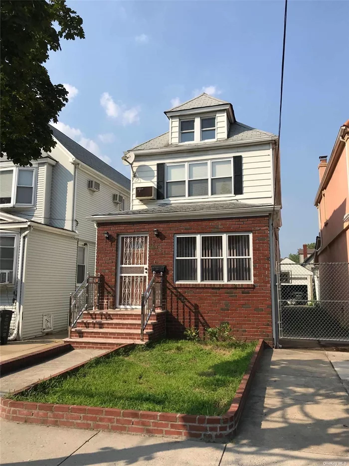 Beautiful Fully Detached Colonial Style House in the Heart of Rego Park.  First Floor Features Living Room, Formal Dining Room, Large Eat in Kitchen, and Access to Backyard.  Second Floor Features 3 Bedrooms & a Full Bath.  Finished Basement with Full Bath. One Car Garage, Backyard, Driveway.  House Can be Rented for $3200 Excepts the Basement or $3700 with the Basement.  Close to Major Highway, Near Public Transportation, Schools, Shops, Malls, Supermarkets, etc. Tenant Pays all Utilities.