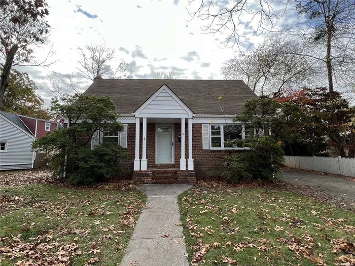 Freshly painted fully Detached Generously-sized 4 Bedroom 1 Bath Cape Style Home with approx 1600sf of living space. Full Finished Basement is approx 910sf with laundry. Spacious and sunny living room/dining room. New Hardwood floors. Renovated Kitchen with new quartz countertops and cabinets, Gas heat/cooking, spacious private yard with Private 2 car driveway. Pets OK.