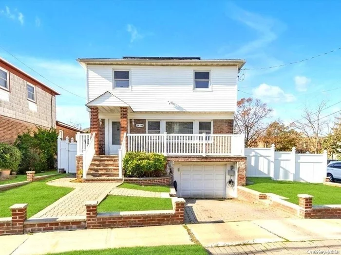 Welcome to this amazing colonial With R3-2 Zoning features spacious living room, formal dining room & 3 bedrooms, 3.5 baths with finished basement with high ceilings. Beautifully designed kitchen with stainless steel appliances, hard wood floors, Cac, Solar panels, Private driveway and garage. Close to Fort Totten Park, Schools, Shops, Bay Terrace Shopping Center, Clearview Golf and Public Transportations, Q13/Q16/QM2/QM32. Prime Bayside location !, Additional information: Appearance:Excellent, Separate Hotwater Heater:Yes