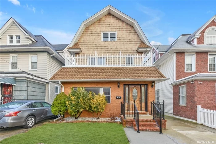 Detachd 2 Family house In Prime East Flushing Close To LIRR, Northern Blvd, Newly Renovated. Finished Basement and High Ceiling Attic Totaling 4 Levels. R4-1 Zone! Building 23X45