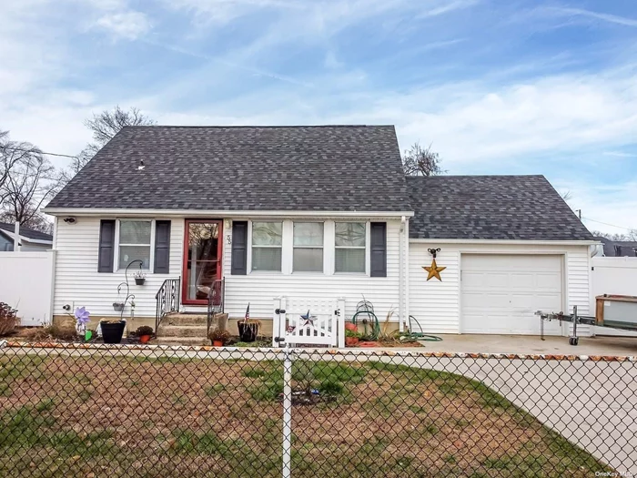 Come check out this beautiful mint condition 4 bedroom, 1.5 bath Cape style home. Home features eat in kitchen, partially finished basement with outside entrance and an attached garage, in addition to a new roof, siding and vinyl fence. Don&rsquo;t miss this one!!
