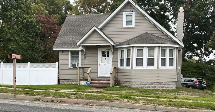 Charming cape on a large corner lot. Brand new Kitchen & Bathroom...Wood burning fireplace with insert. Close to LIRR, LIE and Ronkonkoma Beach! Low Taxes! Commuter&rsquo;s Dream!
