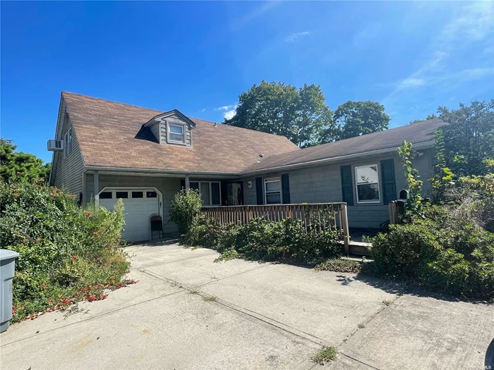 Bank approved SS. Great investment opportunity with rental income potential! This is a 2 Family property- Live on the 1st floor and rent the 1/1 upstairs. Please note that Property needs work!