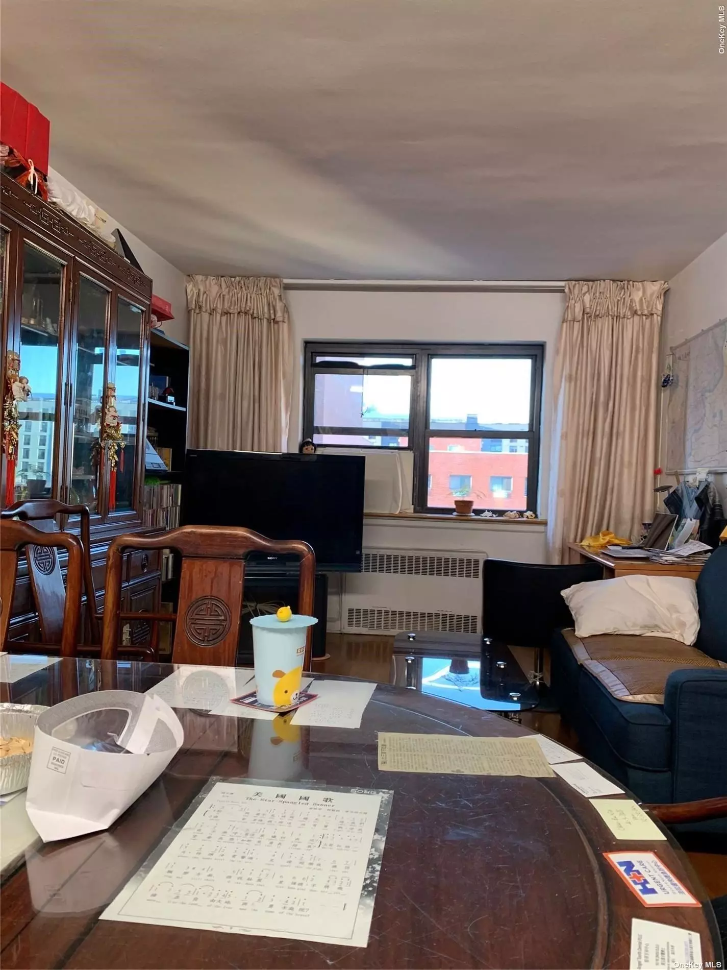 Elevator Building , 2Bedroom, 1 Full Bath, Living Room, Laundry Room In Building. Maintenance Includes All: Heat, Gas, Water, Electric . Indoor Parking Available ($180 Per Month). Conveniently Located In The Heart Of Flushing , Main Street By Public Transportation , Restaurants, Shopping, Library.