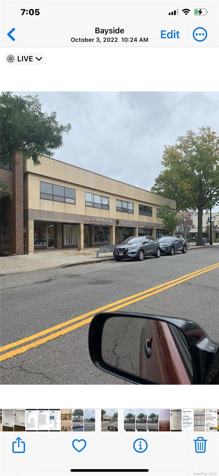 Beautiful second-floor office office use Only faces bell Blvd good for atty account architect; 3 months security required 1 parking space included in back Tenant pays No taxes or water