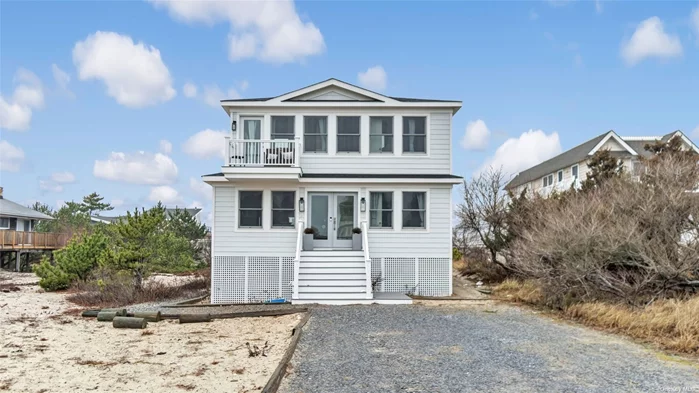 Don&rsquo;t miss this quintessential beach house with a stunning new renovation. 3 beds, 2 baths, gorgeous kitchen & open living spaces with views, views, views. 2 bonus rooms. Outside enjoy a gorgeous ig pool and all that the ocean and bay have to offer.