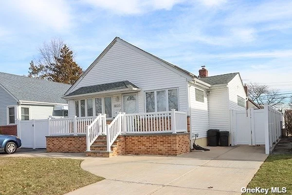 Beautifully appointed fully renovated top to bottom inside and out. Ranch with open floor plan, vaulted ceilings, gourmet kitchen, spa bathroom, full finished basement and fenced yard