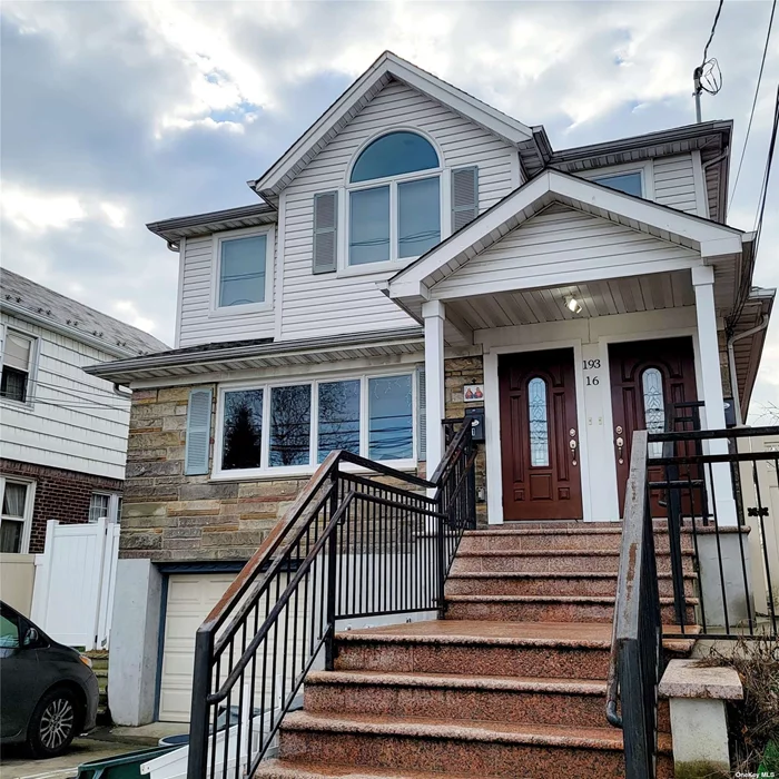 Quilt neighborhood, convenient location, 1 block to Northern Blvd. 2 blocks to Q13 Bus Station. 4 blocks to Long Island Railroad Auburndale Station. Separate entrance directly up to 2nd Floor. 3 beds, 1 bath with skylight, open kitchen, living room with high ceiling and skylight. Landlord requires background check, income check( 3X Vs. rent or above), credit check (700 or above). **Open Deck on 2nd Fl with 3 feet high railing**