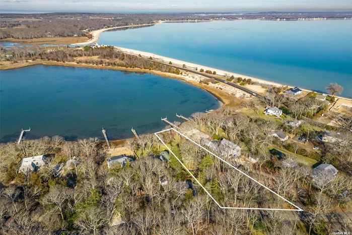 Incredible opportunity to build on .74 acres with over 70ft of waterfront on Broadwaters Cove with direct access to Peconic Bay. Option to join Nassau Point property owners association with private beach. Opportunity to purchase the adjacent home, ML 3455816 for a rare double lot! Package pricing is available. Call for details.