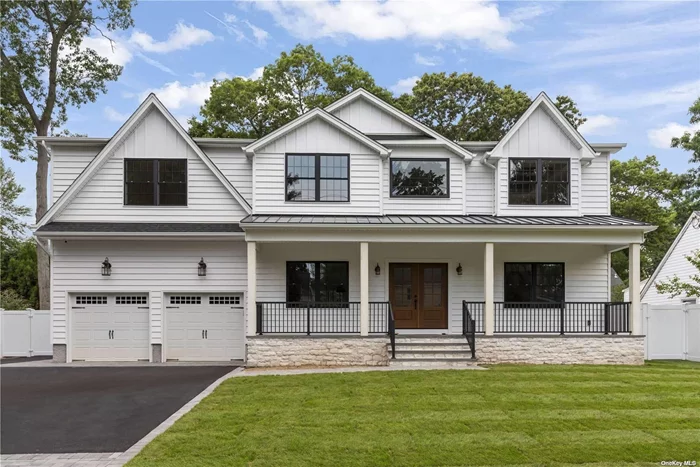 Brand-New Custom Center-Hall Colonial TO-BE-BUILT On Prime Mid-Block N. Merrick Property Of 10, 000 Sq Ft (80x125). *Pics Are Of Very Similar MODEL Home(s) By Same QUALITY Builder w/ 30+ Yrs experience & 400+ New Homes Built to-date. EARLY SUMMER 2023 COMPLETION = TIME TO CUSTOMIZE NEW HOME IS RIGHT NOW! Approx 3600 Total Int Sq Ft of Open Floor Plan (+ Front Porch & Huge Bsmt w/ Outside Entrance) Truly Professionally Designed & To-Be-Finished w/ The Utmost Quality Of Craftsmanship. Get Expert Help Directly From Builder Throughout Every Step Of The Process-- FROM CONCEPT TO COMPLETION! Designer Baths, Custom Eat-In-Kitchen w/ Prof SS Appliances + Walk-In Pantry, Energy Star Black Wdws, Flawless Trim-Work Throughout, 1st Flr Bdrm or Guest Rm/Office + 1st Floor F-bath, 2-Car Gar, & much more-- NO AMENITIES SPARED! The Next Door You Open Will Be That Of Your Dream Home.