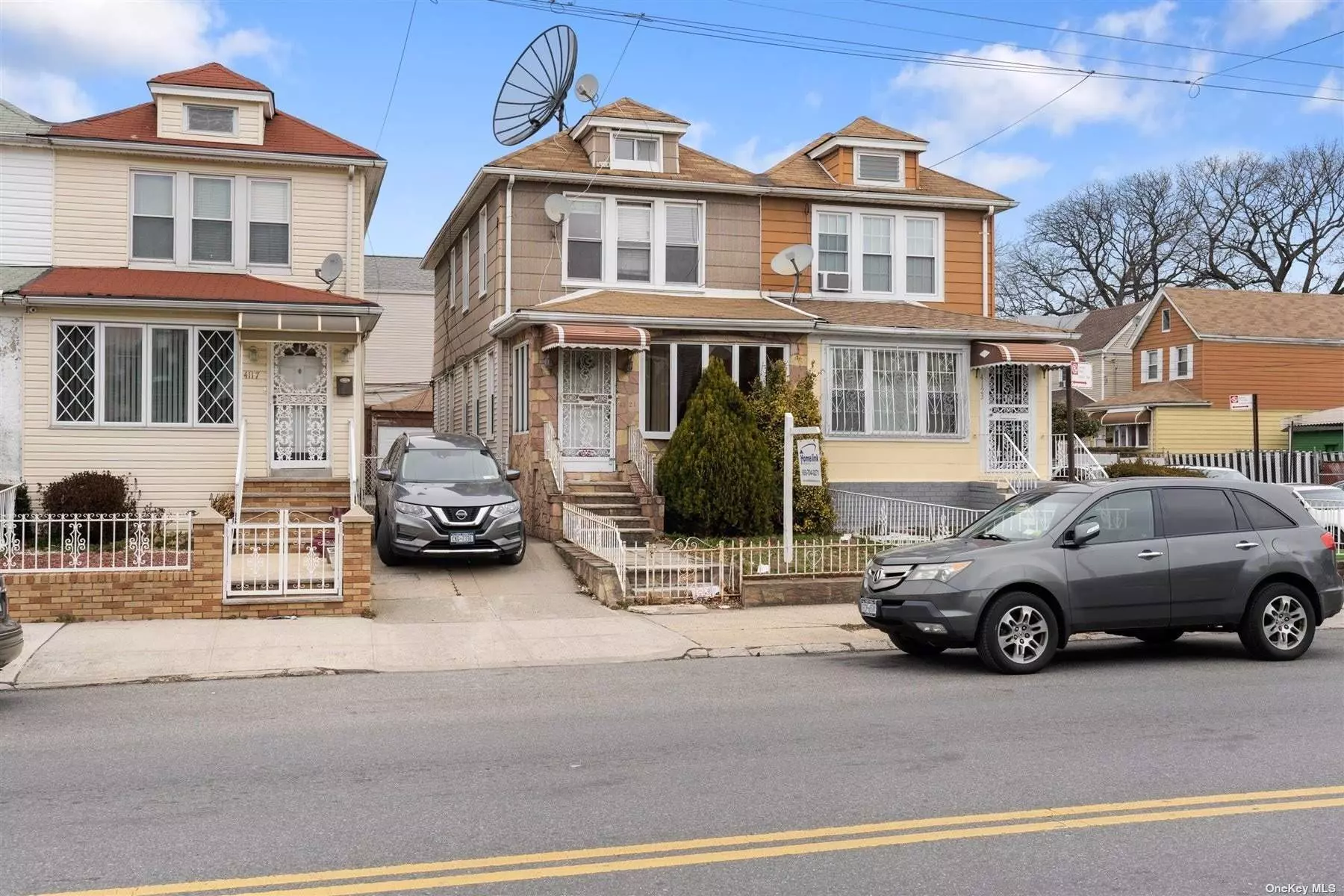 New to market One Family Semi-detached REO home in the heart of East Flatbush finished basement, and 2 car detached garage. Home needs interior renovations, great bones to work with! This property is bank owned, and will accept mortgaged offers.