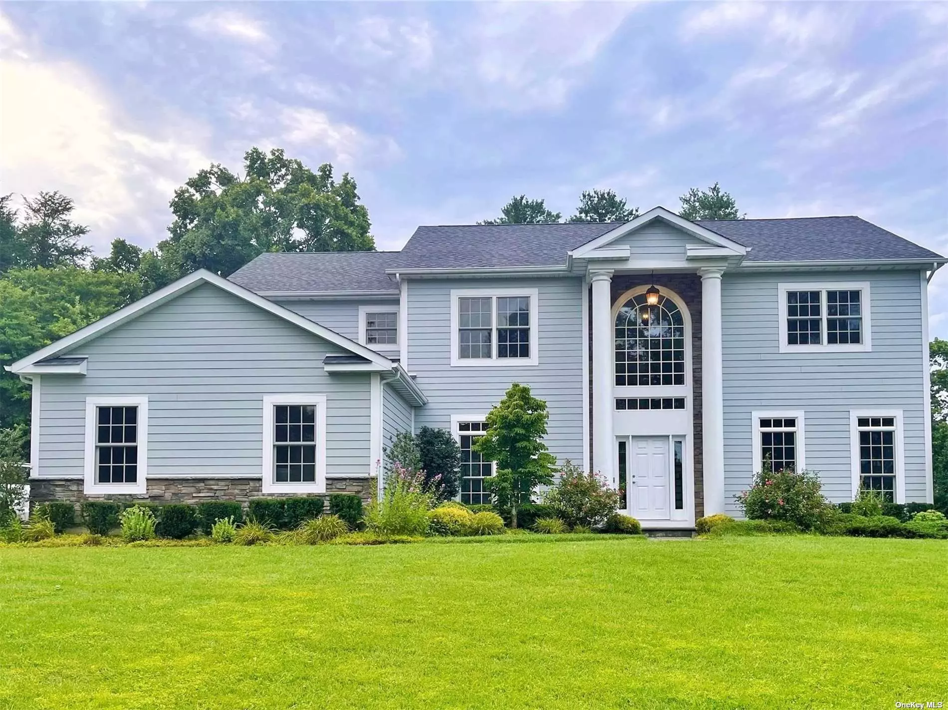 Welcome to the Sagamore Estates, a 2016 built colonial, 5 years young sitting on 1 acre w/ an interior livable area of 4, 600 sf. Starting with a grand entry of a two story foyer, this home features great millwork & exceptional craftsmanship. The EIK is equipped with luxury Monogram Appliances with a separate wine and coffee bar area and spacious pantry. 2nd floor balcony overlooking the Family Room which has a double high ceiling and a fireplace. Also, there is full wall french windows facing the magnificent green backyard and patio. Grand dining room with specialty windows. The Master complex features a custom ceiling with dual WIC and a grand white bathroom. The 3 car garage and XL driveway is perfect for get togethers. Sprinklers throughout the property. AND much more about this Heavenly house. MUST SEE, WONT LAST LONG!