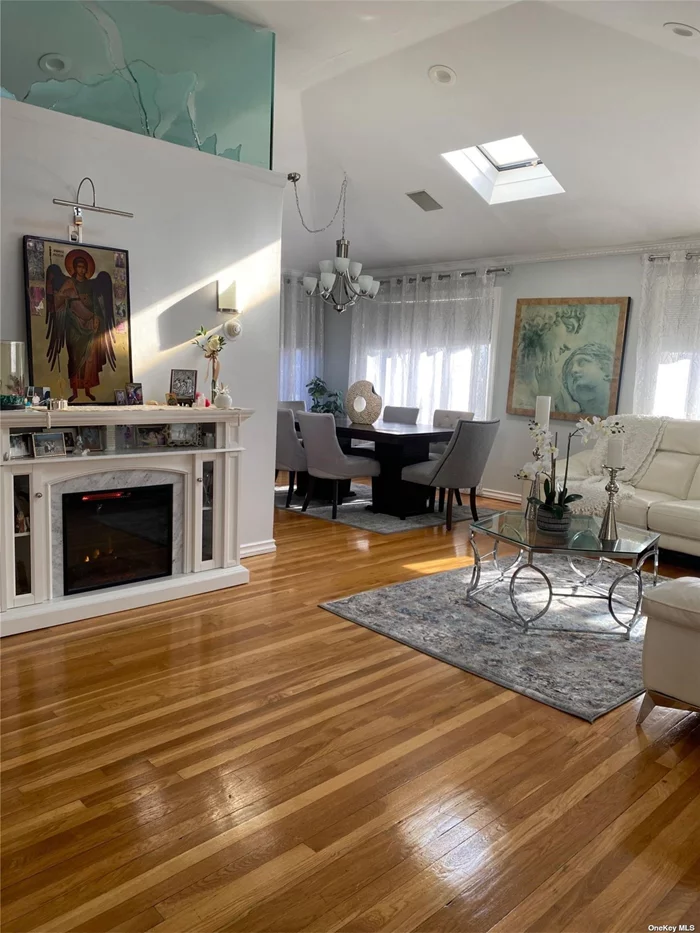 Beautiful clean and bright. Unique home in top Bayside location. Many updates. High cathedral ceilings.updated laundry room. Three zone electric updated heat, roof. Oversize property. School, District 26 walk to transportation/city bus. Property size irregular 40x167x81x135