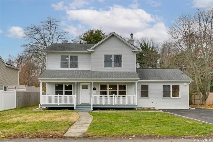 Beautifully Updated Open and Airy Expanded Colonial set on oversized property in the Arnold Manner Section of W Islip. Six spacious bedrooms in this 2700 sq ft house (2 on first floor), 3 NEW full bathrooms, NEW stainless steel appliances adorn an updated kitchen w granite countertops. This home features CAC, 200 AMP service, and fenced in yard! Mid block location! Star exempt of $985.70