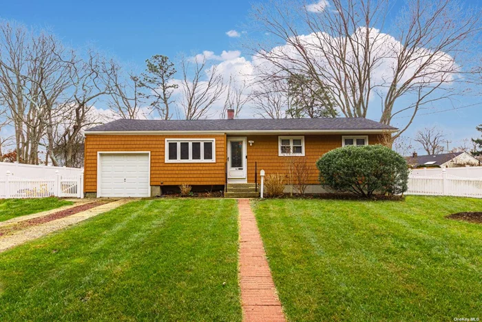 Welcome Home. This 3 Bedroom 2.5 Bath Ranch has plenty of room for mom. Featuring, Fully Furnished Basement with OSE A/C and Heat. Home has newer Vinyl Siding, Roof, Windows. Central Air. Hardwood floors throughout. Stepdown Family Room. Home is a stones throw from playground/park, all transportation hubs. Islip Schools.