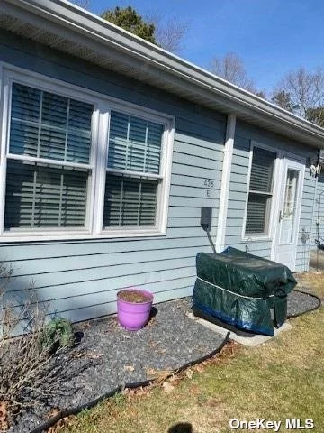 Affordable, easy and fun living here on Long Island while still being able to be near friends and family. This condo offers plenty of living space with 2 Bedrooms, 1 walk in bath, Lg living rm/Dining rm combo, EIK, plenty of closets and natural sunlight.Many newer updates include washer/dryer, AC handler+compresser, HWH, New kitchen flooring+ 2 Storm doors. Situated at the end of the complex there is plenty of nature, trees and wildlife to see. It is quiet & enjoyable.LV offers a Community pool, clubhouse, BBQ, Array of activites, Day trips + fun things to do with the residents. Within close proximity there is shopping, beaches, dining, medical. Within 30 mins, there is vineyards, farm & south shore beaches. Come and see for yourself how affordable and enjoyable your life could be here at Leisure Village.