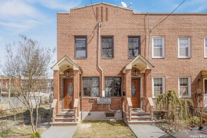 Welcome To This Stunning Brick Small 2 Family In The Heart Of Bayside. It Offers 2BR & 1BA Over 2BR &1BA. Brand New Electric, Plumbing, Kitchens, Bathrooms & Windows Etc... The 2nd Unit Currently Renting for $ 2050/ Month With Great Tenants(Proof of Rental Record Can Be Presented). Driveway (2-3 Spots) At Rear Of the Property. 7 Minutes Walk To LIRR Station Of Bayside. #26 Top school District. A Must See!