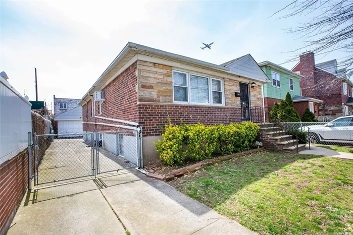 zoning R4, lot 40x100; Beautiful two-family solid brick home in the heart of Flushing! 1st floor features 1 bedrooms, kitchen, living room, bathroom and garage. 2nd floor features 3 bedrooms, eat in kitchen, bathroom and living room. Few steps away from bus stop Q44, Q20A, Q20B. A block away from PS 129 Patricia Larkin. Few blocks away from New York-Presbyterian Queens Hospital. Minutes away from Shopping Center, restaurants, schools, parks etc.