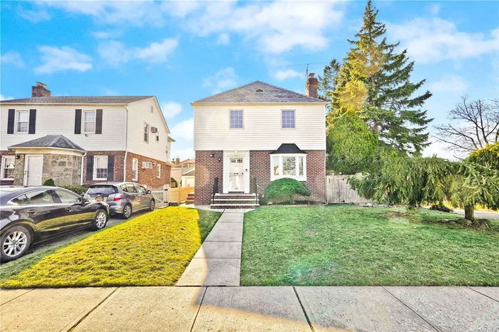 This is a well appointed 3 bedroom, 1.5 bathroom colonial style home in Bayside Hills. The formal living room features a wood burning fireplace, and there is also a formal dining room for entertaining guest. The kitchen is modern and comes with top-of the-line S.S appliances, sliding doors leads us to a wood deck and a 16x32 above ground pool, perfect for summer BBQ&rsquo;s and outdoor gatherings. Located in one of Queens best school Dist.26. The house boasts energy efficient LED lighting throughout.