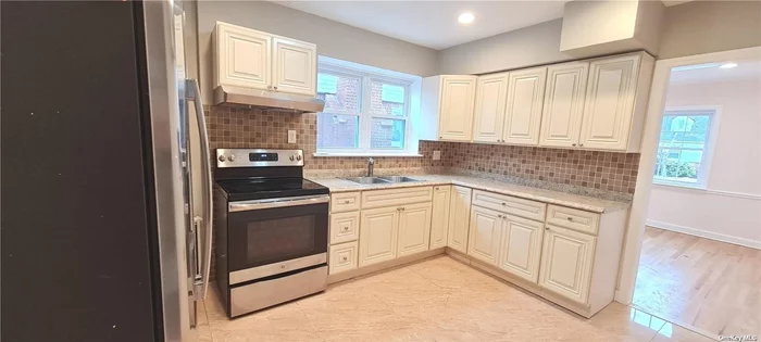 Fully renovated,  4 bedroom 3 bath, cape detached house with spacious rooms, fireplace, finished basement, and laundry room. Detached 2 car garage,  with private yard. Near public transportation,  stores,  restaurants,  St. JOHN&rsquo;S, and much more