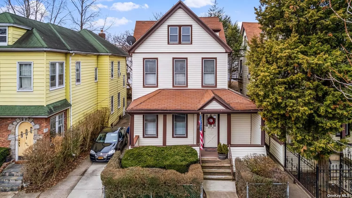 Come See This Well Maintained 3 Family Home In The Heart Of Woodhaven! This Home Has 3 Seperate Apartments ... 1 Bedroom On The Third Floor, Over 2 Bedrooms, Over 2 Bedrooms ... Shared Driveway ... Basement ... 2 Blocks From Forest Park And 2 Blocks From The Subway ... Call For More Details!