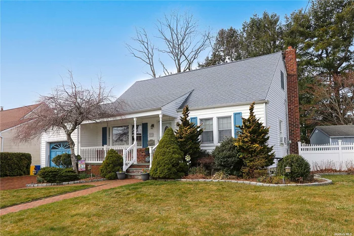Charming, Charming, Charming! Please do not miss this one! Expanded Cape has such a warm, inviting energy. Spacious 1st floor with an expansion to create a den, 1st floor master bedroom-lots of sunlight and fabulous location!