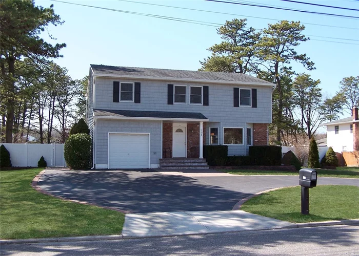 Great Beginnings Start Here! 4 Bedroom, 2.5 Bath Colonial, Updated Kitchen With New S.S. Appliances, Hardwood Floors Throughout Except Kitchen & Den That Have Ceramic Tile. CAC, Primary Bedroom With Bath, Updated Roof, Vinyl Siding & Anderson Windows(2008), New 200 Amp Electric, Updated Baths, 13 Year Young Heating System, Full Basement Mostly Finished, Shy 1/2 Acre, Cement Patio, Pavers & More!