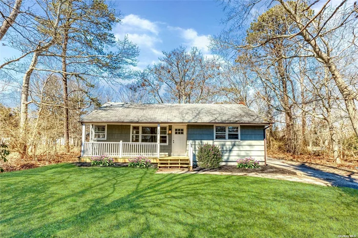 Fabulous Opportunity to Own a Home in the Hamptons. This Cozy Ranch is Located Within Biking Distance to Some of Long Island&rsquo;s Most Pristine Beaches. Located in a Community That Offers Access To Private Beach Club for Nominal Fee. Home Has New Heating System and New Front and Back Deck! Low Taxes and Easy Maintenance Makes This Home the Perfect Summer Get Away.