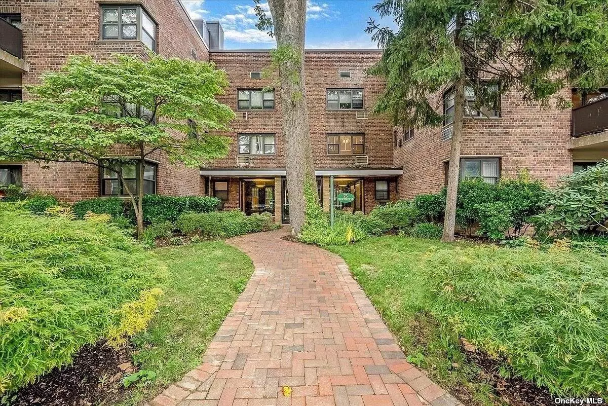 Click on Matterport for Virtual Tour. See Attached Floor Plan. Fabulous Great Neck Plaza Location. Beautiful Treelined Area. Immaculately Maintained Building. Oversized Two Bedroom with Private Balcony Overlooking Garden Courtyard. Sun Drenched All Day. Hardwood Floors Through-Out. Large Living Room w/Pvt. Balcony, Full Kitchen with Gas Stove for Cooking, Open Floor Plan to Dining Area, Two Bedrooms w/ Large Closets. Includes Private Storage Room, Crisp Laundry Room, Elevator Building. Super on Property. Walk to LIRR, Upscale Shopping, Restaurants. Beautiful Great Neck Park District. Maintenance includes Heat, Water, Garbage Removal, Taxes. Cats Welcomed!