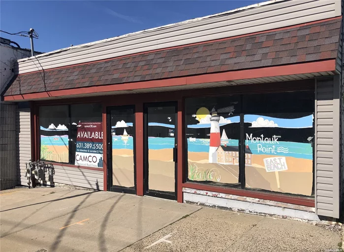 This double storefront retail building can be occupied by one or two tenants. Sized from 750 SF to 1500 SF. Located on busy Main Street in Port Jefferson Village a short block from the Port Jefferson LIRR Train Station and two blocks from Mather Hospital/Northwell Health. Less than a mile from Port Jefferson Schools, St. Charles Hospital and the Ferry to Bridgeport CT.