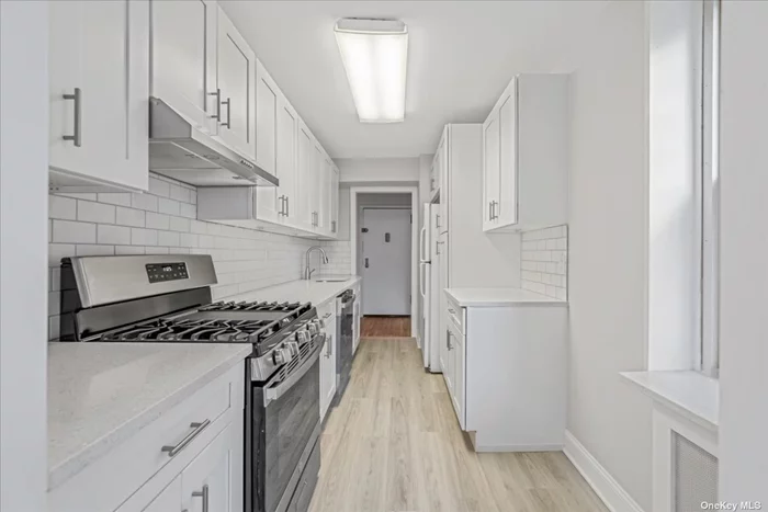 Spacious, bright, 3-bedroom corner unit in Bay Terrace. This apartment features hardwood floors throughout. New Kitchen, Freshly painted, and the apartment is in excellent condition. Plenty of Closet space. Maintenance includes Electric, Gas, and Heat. Convenient to Shopping, Public Transport, and Major highways. A Must see