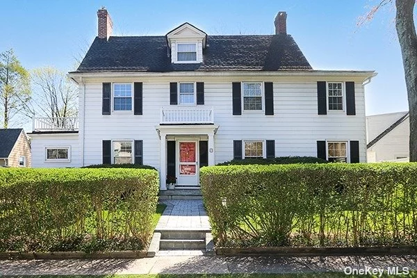 Invest in a Timeless Traditional 4 Bedroom 2.5 Bath Center Hall Colonial in the Village of Thomaston. This Stately Colonial situated on 74&rsquo; x 120&rsquo; is on one of the Highest Points in the Area. Totally Renovated, this Home has a Fireplace in the Living Room and a Banquet Size Formal Dining Room with a Built-In and Shelves. The Eat-In-Kitchen has Custom Cabinets to the Ceiling, Granite Counters and Backsplash and Stainless Steel Appliances. There is a Den Adjacent to the Living Room with a Built-In. The Master Bedroom has a Wood Burning Fireplace, Balcony and Bath. There are 3 additional Family Bedrooms. The Yard has a Patio and is Oversized. The 1.5 Detached Garage has Room to be Enlarged. This home is in the Great Neck Park District which has a Pool Club, Numerous Tennis Courts, an Indoor Ice Skating Rink in the Winter and Camp in the Summer.