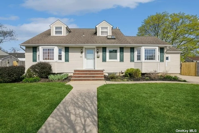 Beautiful & Unique, this custom Wide-line, expanded cape on fully fenced, park-like property offers privacy, tranquility, and huge entertainment options! It boasts a bright, ski-lit, new eat-in kitchen, beautiful wood floors, Stainless Steel appliances including a Bosch Dishwasher, Caf? Series Induction Convection Oven and stone countertops. The EIK, washer (LG), Dryer (Whirlpool), and semi-in-ground pool with surround deck, are between 2-3 years old. The roof is architectural, the siding is vinyl and all windows have been replaced. The large living room offers sunshine with lots of windows, and warmth by the wood-burning fireplace. The finished basement includes an outside entrance, a playroom, chef room, and full bath. There is 4-zone heat, a Peerless burner (gas is in the street), and 60-gallon separate hot water heater. Outside there is a double-plus driveway, in-ground sprinklers, and a huge yard with two patios and a 26&rsquo; x 15&rsquo; semi-in-ground pool. Lose power? No worries. The electric box has been updated with a direct outlet/transfer switch added for a generator. Taxes do not include the star exemption of $1213. This lovely home is built with ADA conveniences including a new lift and easy accessibility for those with mobility issues. Check out this one of a kind beauty, then start packing!