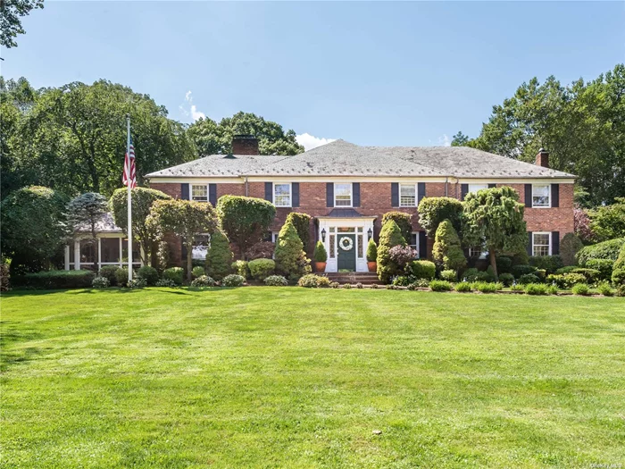 Stately and elegant CH Colonial located on one of Manhasset&rsquo;s most sought-after streets in the Village of Flower Hill. The private manicured property offers an in-ground pool, plenty of entertaining space w/open yard for games & fun. The leaded glass vestibule welcomes guests to the spacious entry foyer, grand principal rooms include formal LR w/fp, FDR, chef&rsquo;s EIK opens to family room w/fp, office, den, & heated screened porch. Plus a full bath, powder rm & mudroom. A dramatic winding staircase leads to the 2nd floor where you will find a luxurious primary suite including spa bath, fireplace & sitting room/nursery. There are 4 large additional bedrooms on the second floor, plus 4 full baths and laundry.